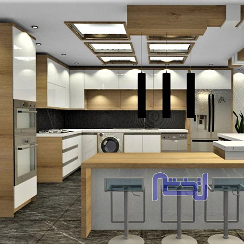 طراحی داخلی خانه و کابینت آشپزخانه