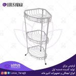 تولید کننده قفسه استند حمام آلومینیومی ضد زنگ لوتوس