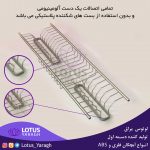 تولید کننده آبچکان آلومینیومی داخل کابینتی