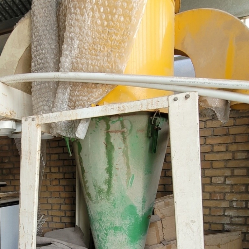 سایکلون ده فیلترو خشک کن و کابین شستشو برای رنگ پودری الکترو استاتیک ساخت کارخانه ملکی